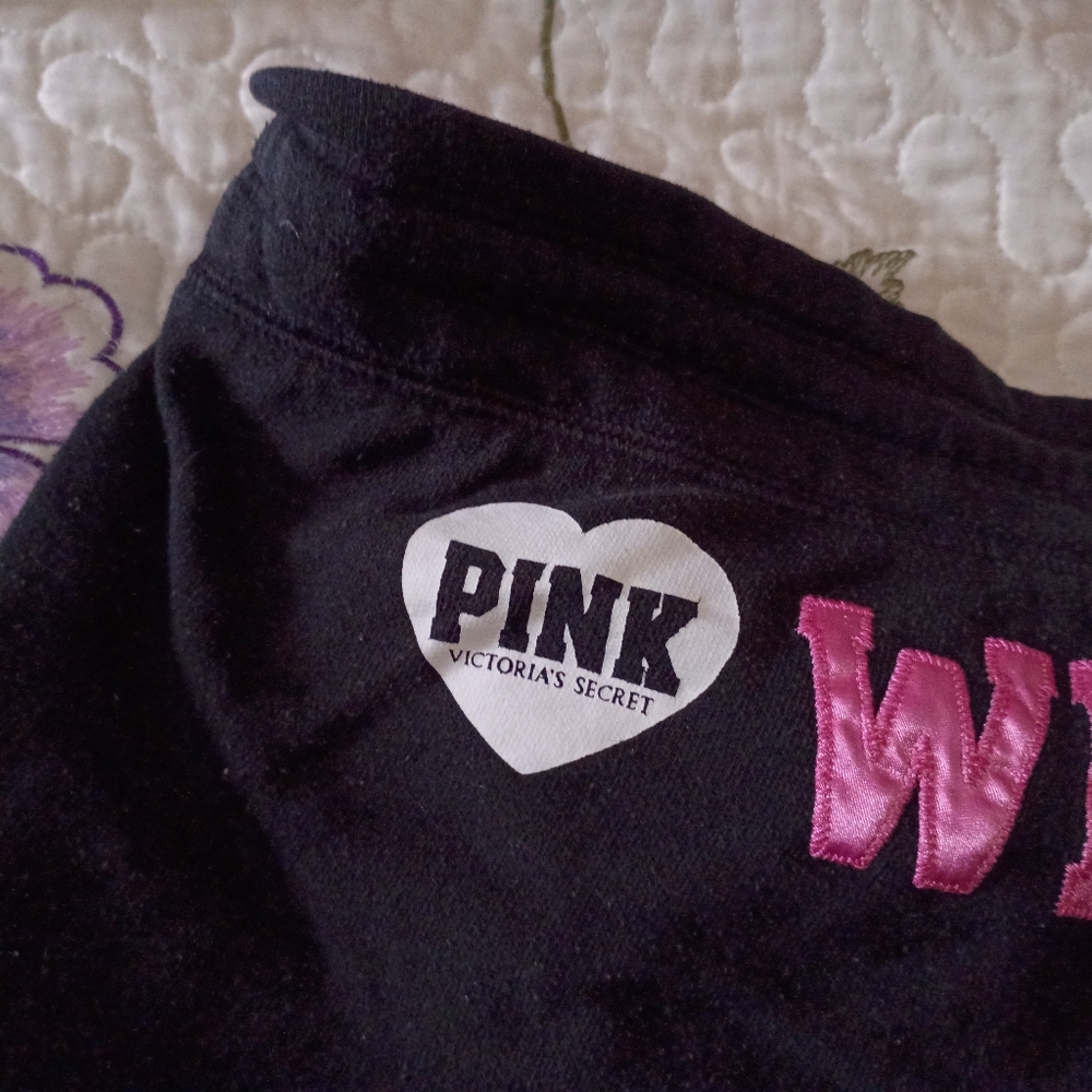 Vintage Y2K Victoria Secret Pink Booty Short 8 Shorts White Sox Daisy Dukes M - Picture 3 of 5
